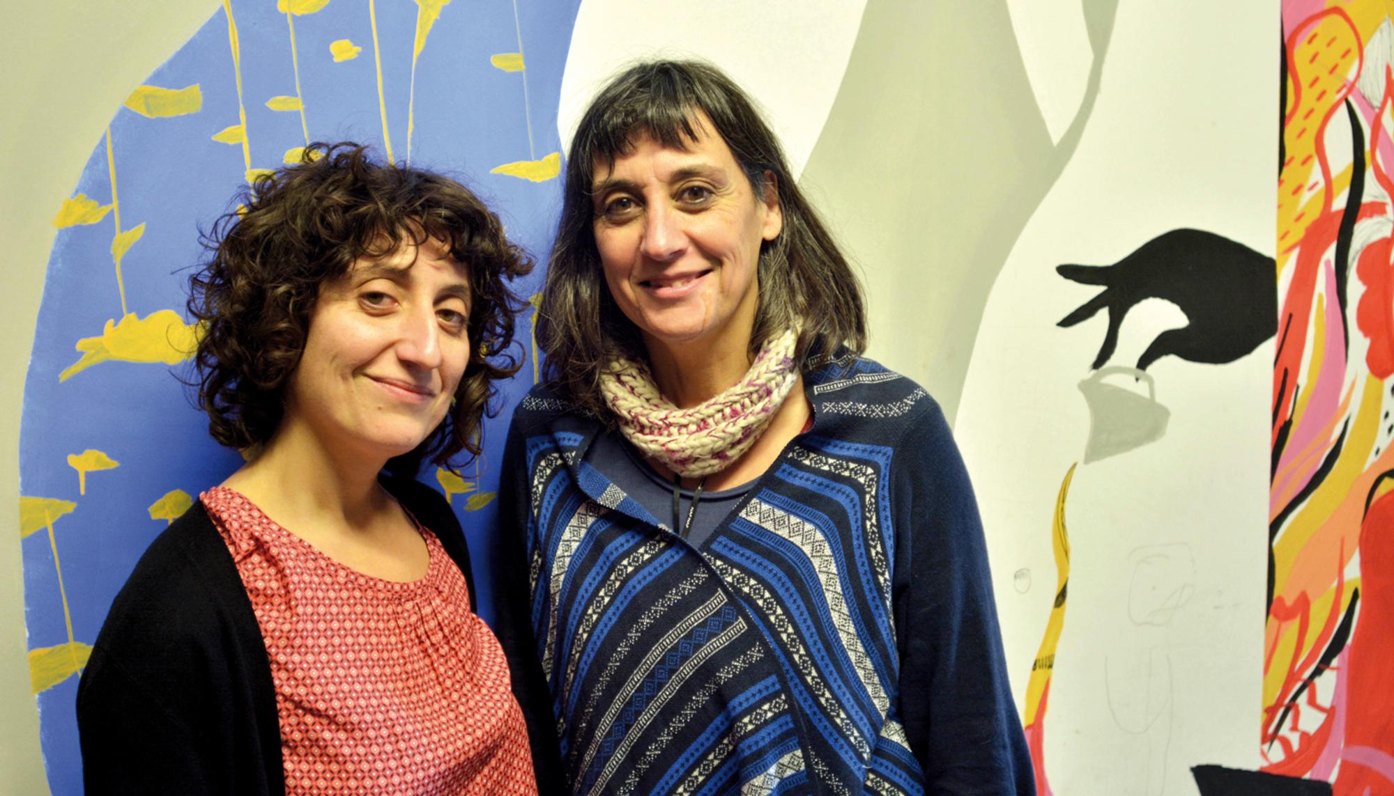 Leonor Jiménez y Monsserrat Clos
